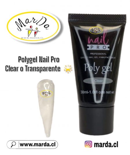 POLYGEL ACRYGEL NAIL PRO CLEAR O TRANSPARENTE