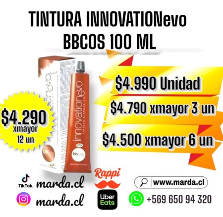 TINTURA INNOVATION 100 ML A ELECCION POR MAYOR