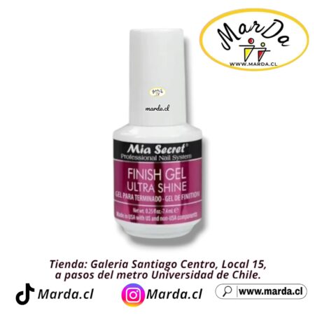 UV FINISH GEL ULTRA SHINE MIA SECRET 7,4 ML