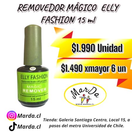 REMOVEDOR MAGICO ELLY FASHION 15 ML