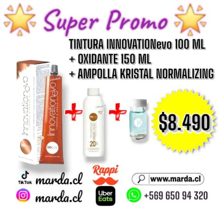 SUPER PROMO INNOVATION (TINTURA+OXIDANTE+AMPOLLA)